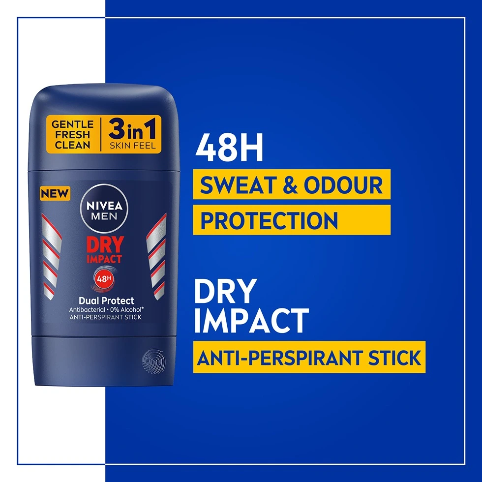 NIVEA DEO STICK DRY IMPACT MEN 50ML