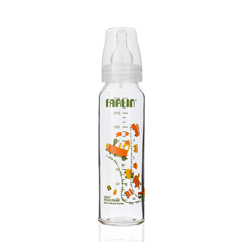 FARLIN HEAT RESISTANT GLASS FEEDER 240ML (TOP-707G )